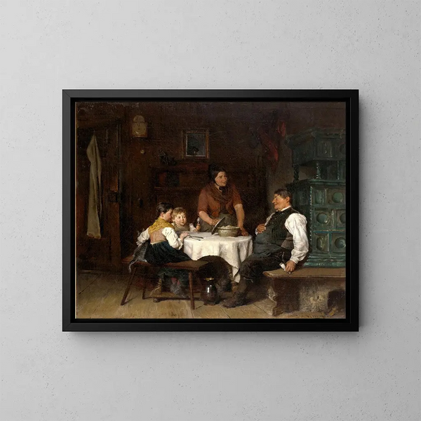 The Festive Roast - Felix Schlesinger — framed artwork on a wall