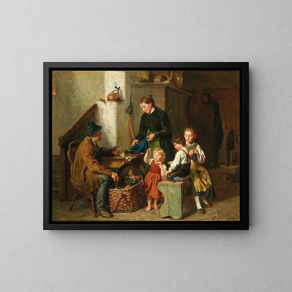 Treasures - Felix Schlesinger — framed artwork on a wall