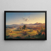 van het Hooi Oogsten Schilderij aan de Chiemsee - Felix von Schiller — ingelijst kunstwerk aan de muur