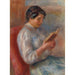 Reproductie van het schilderij Vrouw Leesend - Pierre-Auguste Renoir