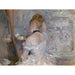 Reproductie van het schilderij Vrouw bij haar toilette - Berthe Morisot