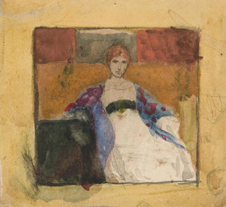 Femme assise - Edwin Austin Abbey
