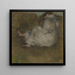 Vrouw zittend op een divan - Edgar Degas — ingelijst kunstwerk aan de muur