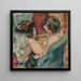 Vrouw met hond - Jules Pascin — ingelijst kunstwerk aan de muur
