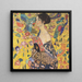 Vrouw met waaier - Gustav Klimt — ingelijst kunstwerk aan de muur