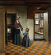 Vrouw met een kind in een voorraadkast - Pieter De Hooch — weergave van het kunstwerk