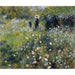 Reproductie van het schilderij Vrouw met een parasol in een tuin - Pierre-Auguste Renoir