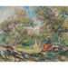 Reproductie van het schilderij Vrouw in een landschap - Pierre-Auguste Renoir