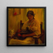 Vrouw van Tehuantepec - Germn Gedovius — ingelijst kunstwerk aan de muur