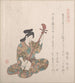 a Woman playing the shamisen - Kubo Shunman — artwork view