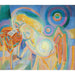 Reproductie van het schilderij Vrouw naakt lezend - Robert Delaunay