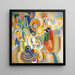 Vrouw uit Portugal - Robert Delaunay — ingelijst kunstwerk aan de muur