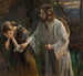 Vrouw waarom huil je - Fritz von Uhde — weergave van het kunstwerk