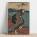 Reproductie van het schilderij Vrouw op de kade - Utagawa Kuniyoshi