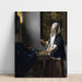Reproduction of the painting of a Woman Holding a Balance - Johannes Vermeer