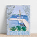 Reproductie van het schilderij van Golfe-Juan open raam - Raoul Dufy