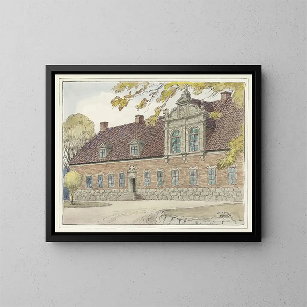 Fiholm Painting - Ferdinand Boberg — framed artwork on a wall