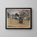 Rue du Chevalier de La Barre - Ferdinand Boberg — ingelijst kunstwerk aan de muur