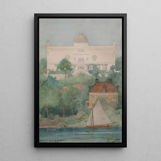 Ferdinand Boberg - Sketch for a building for Thiels Gallery.webp