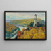 Moldau - Ferdinand Engelmüller — ingelijst kunstwerk aan de muur