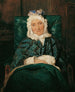 Aloisia Eltz in een fauteuil - Ferdinand Georg Waldmüller — weergave van het kunstwerk