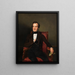 Carl Wilhelm Lucas 1803-1857 Hofacteur bij het K. u. K. Burgtheater - Ferdinand Georg Waldmüller — ingelijst kunstwerk aan de muur
