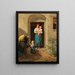 L'enfant de bonne humeur - Ferdinand Georg Waldmüller — ingelijst kunstwerk aan de muur
