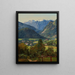 Le Dachstein de Sophien-Doppelblick près d'Ischl - Ferdinand Georg Waldmüller — ingelijst kunstwerk aan de muur
