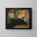 De oude kist - Ferdinand Georg Waldmüller — ingelijst kunstwerk aan de muur