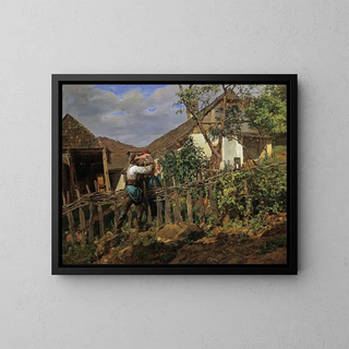 Ferdinand Georg Waldmller - Die Nachbarn.webp