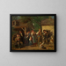 La saisie - Ferdinand Georg Waldmüller — ingelijst kunstwerk aan de muur