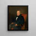 van Johann Jakob Schwartz von Mohrenstern, fabriek directeur en privéburger - Ferdinand Georg Waldmüller — ingelijst kunstwerk aan de muur