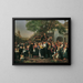 van het boerenhuwelijk in Neder-Oostenrijk - Ferdinand Georg Waldmüller — ingelijst kunstwerk aan de muur