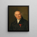 Portret Franz Benoit - Ferdinand Georg Waldmüller — ingelijst kunstwerk aan de muur