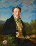 Zelfportret op jonge leeftijd - Ferdinand Georg Waldmüller — weergave van het kunstwerk