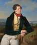 L'acteur Maximilian Korn dans un paysage - Ferdinand Georg Waldmüller — weergave van het kunstwerk