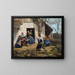 Les retrouvés - Ferdinand Georg Waldmüller — ingelijst kunstwerk aan de muur