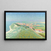 Uitzicht op Zoutelande op het eiland Walcheren - Ferdinand Hart Nibbrig — ingelijst kunstwerk aan de muur