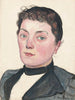 Portret van een jonge onbekende Bernese - Ferdinand Hodler — weergave van het kunstwerk