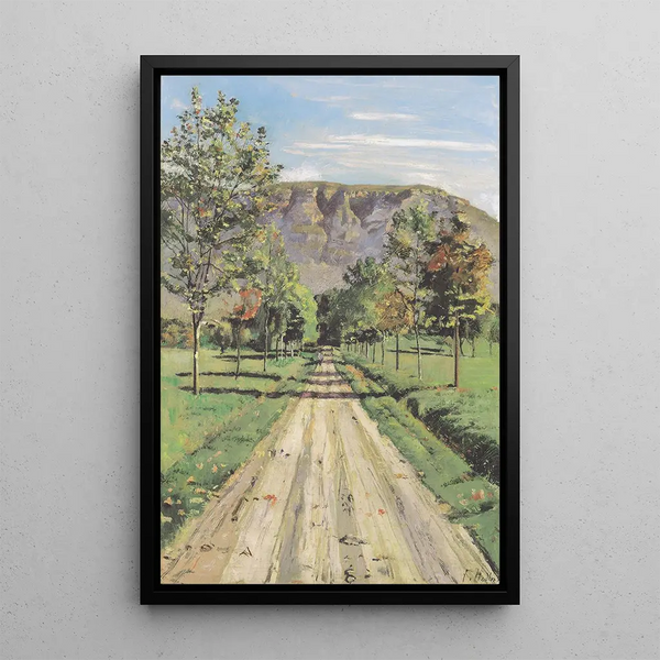 Ferdinand Hodler - Die Strasse nach Evordes.webp