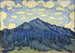 Landschap in de Zwitserse Alpen - Ferdinand Hodler — weergave van het kunstwerk