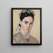 Portret van Marie Elise Bernhard Hodler - Ferdinand Hodler — ingelijst kunstwerk aan de muur