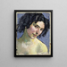 Portret van het model Giulia Leonardi - Ferdinand Hodler — ingelijst kunstwerk aan de muur