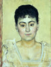 Portret van Madame de R - Ferdinand Hodler — weergave van het kunstwerk