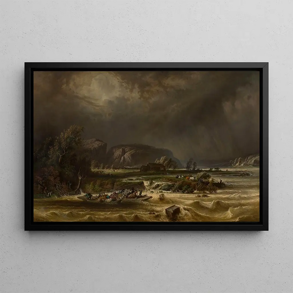 Ferdinand Joseph Bernard Marinus - The Meuse at Poilvache.webp