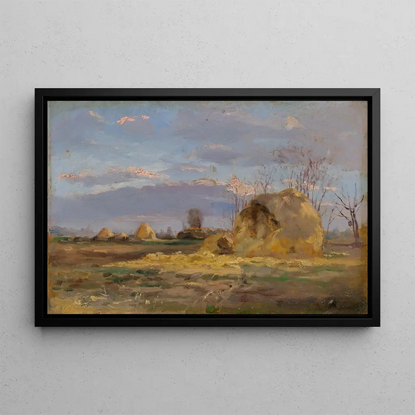 Ferdinand Katona - Autumn Landscape with Trees.webp