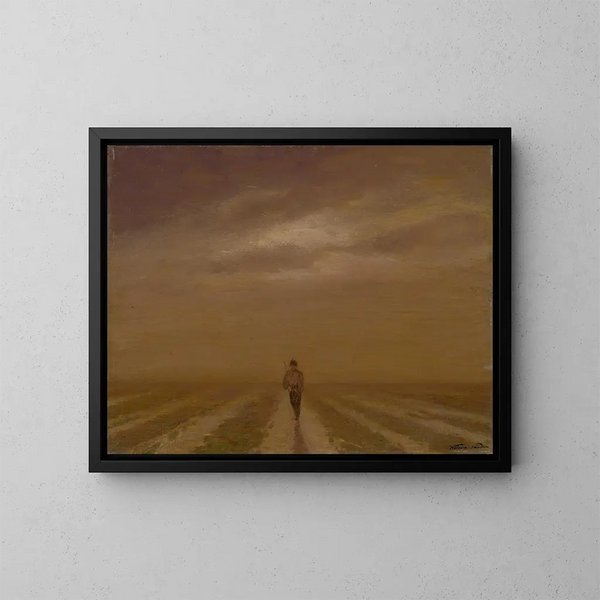 Late in the Evening - Ferdinand Katona — framed artwork on a wall