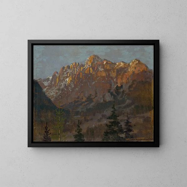 Motif of the Tatras - Ferdinand Katona — framed artwork on a wall