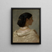 Portrait of Nana Risi - Ferdinand Keller — framed artwork on a wall