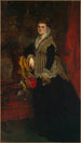 Portret van Wilhelmine Keller - Ferdinand Keller — weergave van het kunstwerk